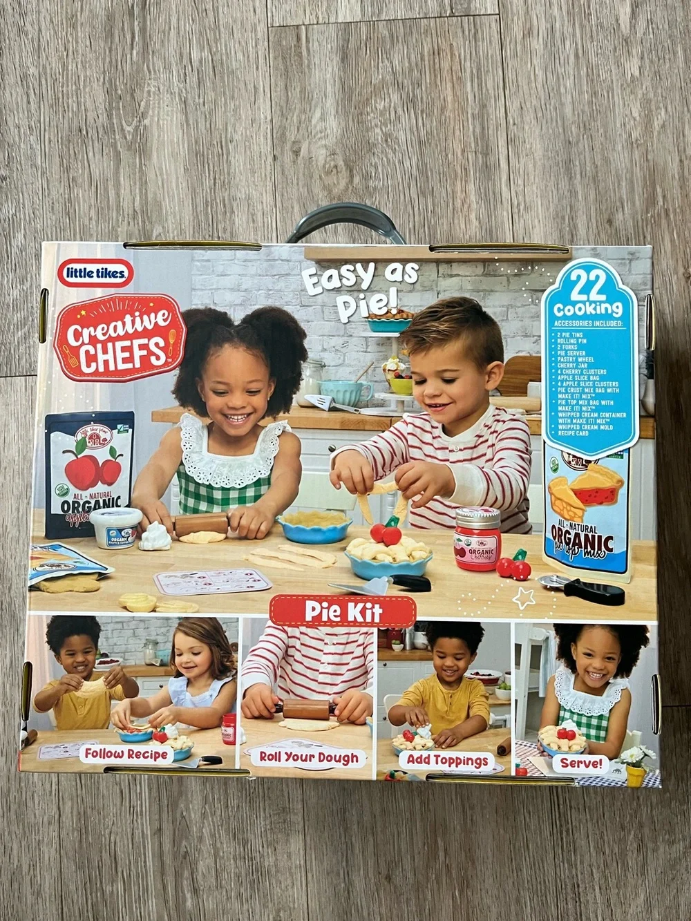 Kids Little Tikes Creative Chefs Pie Kit with Make-It Mix Play Sand, 22pcs
